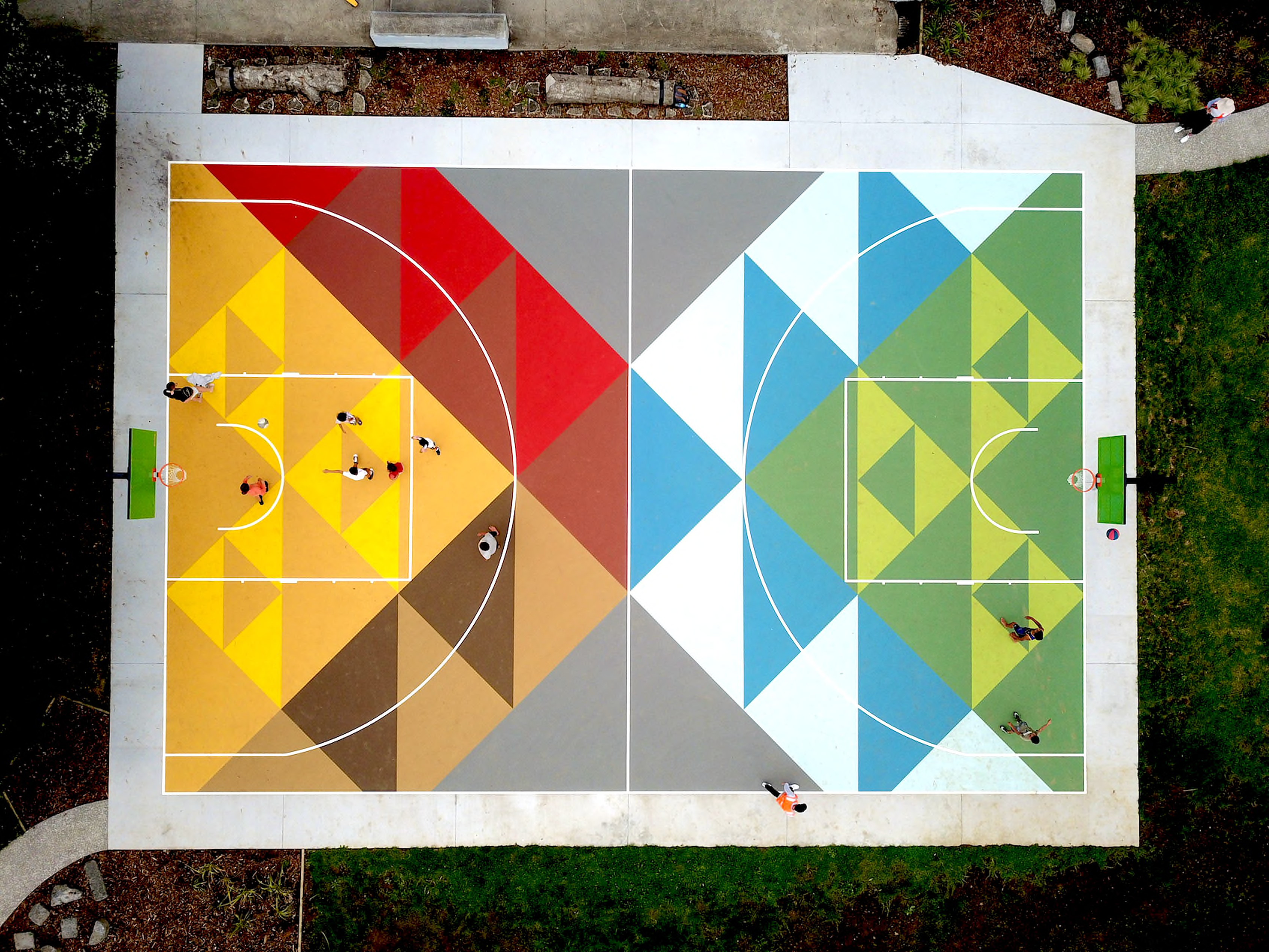 Māngere Maunga Basketball Court Māngere Maunga Basketball Court