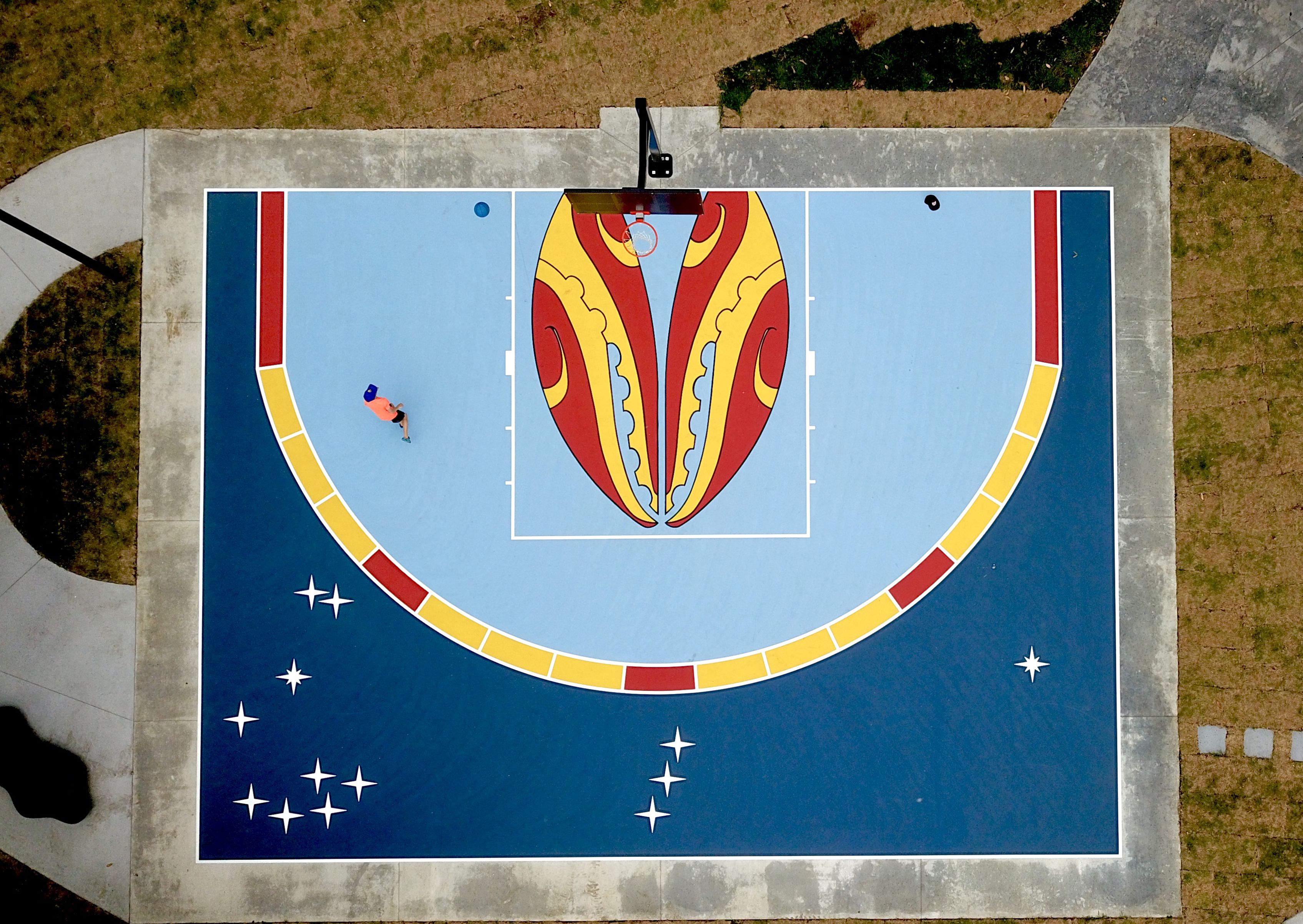 Welcome Bay, Basketball Art Court Welcome Bay, Basketball Art Court